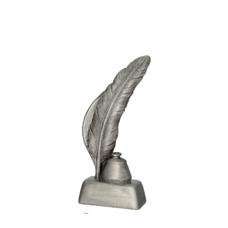 Statuetka odlewana pióro